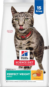 Hill's Science Diet empaque frontal que transmite control de peso