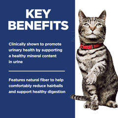 Hill's Science Diet gato comiendo que sugiere aceptación del producto