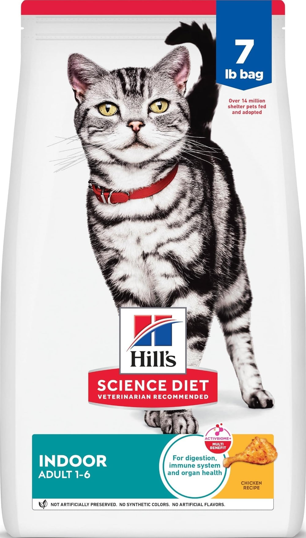 Hill's Science Diet frente del empaque mostrando beneficios clave