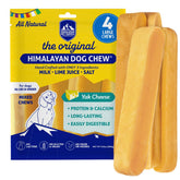 Himalayan Dog Chew empaque frontal mostrando 4 barras, apariencia natural