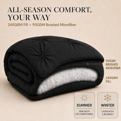 HIMEET cama vestida con el set completo mostrando aspecto pulcro y confortable