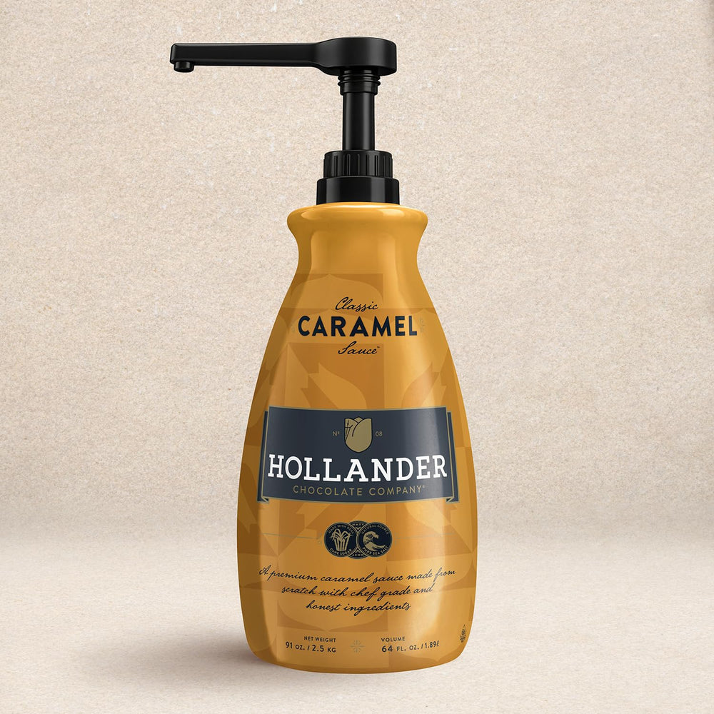 Hollander Chocolate botella frontal mostrando el envase grande y claro beneficio profesional