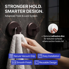HOME SO detalle de ventosa que muestra material flexible y fuerte agarre