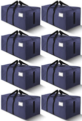 HOMESURE vista frontal del paquete de 8 bolsas, capacidad y ahorro de espacio