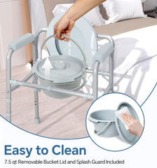 HOMLAND cubo removible con tapa y asa para vaciado limpio y seguro