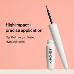 Honest Beauty punta flexible en primer plano para trazos precisos