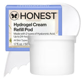 Honest Beauty recarga frontal mostrando diseño y beneficio hidratación ligera