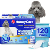 HONEY CARE paquete frontal mostrando 120 unidades y beneficio de suministro prolongado