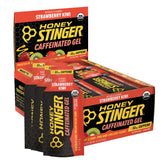 Honey Stinger frontal del empaque mostrando sabor fresa kiwi y beneficios energéticos