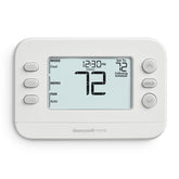 Honeywell Home X2P frente blanco con pantalla grande que facilita lectura