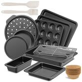 HONGBAKE set frontal completo mostrando todas las piezas y ahorro de espacio