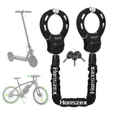 Honszex candado frontal mostrando cuerpo de aleación y funda protectora