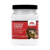 Hoosier Hill Farm envase frontal mostrando Pickle Fresh y su capacidad