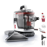 Hoover CleanSlate Plus vista frontal mostrando diseño compacto y portabilidad