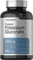Horbäach frasco frontal mostrando 595 mg y 300 caplets, confianza de marca