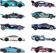 Hot Wheels coche en pista en acción demostrando velocidad y diversión
