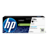 HP cartucho 138A frontal mostrando diseño y compatibilidad, confiabilidad inmediata