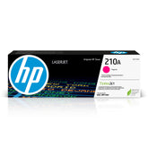 HP cartucho 210A frontal mostrando diseño y beneficios de compatibilidad