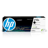 HP 210A frontal del empaque mostrando seguridad y compatibilidad