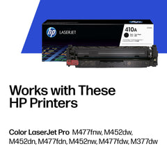HP 410A primer plano del chip para comunicación fiable con impresora