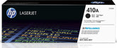 HP 410A vista frontal del cartucho mostrando diseño y compatibilidad