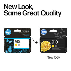 HP cartucho 910 instalado en impresora OfficeJet demostrando compatibilidad inmediata