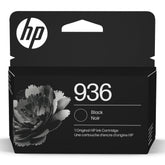 HP cartucho 936 frontal mostrando diseño y compatibilidad, garantiza impresiones fiables