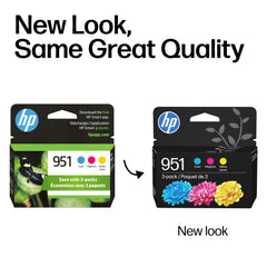 HP cartuchos 951 en mano para comparar tamaño y facilitar compra informada