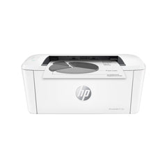 HP LaserJet M110w vista frontal compacta, ahorro de espacio