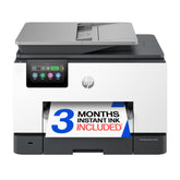 HP OfficeJet Pro 9135 frontal mostrando diseño profesional y rápida salida