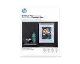 HP paquete frente mostrando tamaño carta y acabado brillante