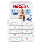 HUGGIES front pack showing 10-pack convenience and wipe count benefit