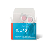 HumanN Neo40 frente del envase mostrando la marca y 30 tabletas, fácil identificación