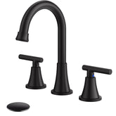 Hurran grifo frontal negro mate vista completa y moderno beneficio estética duradera