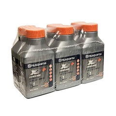 Husqvarna XP+ frasco frontal mostrado, repuesto original listo para mantenimiento