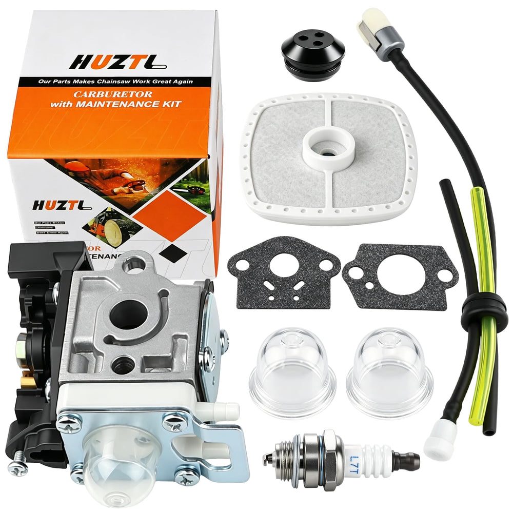 HUZTL carburador vista frontal mostrando ajuste preciso y compatibilidad