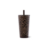HydroJug vista frontal Brown Leopard, diseño moderno y portátil