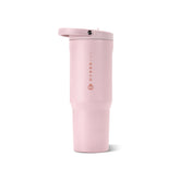 HydroJug Sport vista frontal Rosa Sand mostrando capacidad y diseño práctico