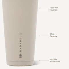 HydroJug cierre y pajilla flexible para beber con comodidad en movimiento