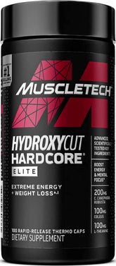 Hydroxycut envase frontal mostrando etiqueta y beneficios energéticos