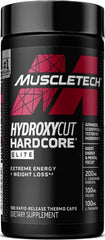 Hydroxycut envase frontal mostrando etiqueta y beneficios energéticos