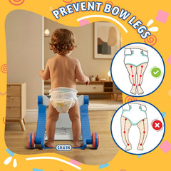 HYES en modo scooter usado por bebé para practicar equilibrio