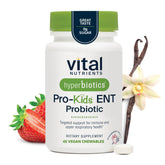 Hyperbiotics frente del envase mostrando nombre y cantidad para identificación rápida