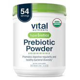 Hyperbiotics frente del envase mostrando etiqueta y beneficios