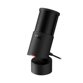 HyperX SoloCast 2 vista frontal mostrando diseño compacto y claridad