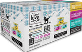 I AND LOVE AND YOU pack frontal que muestra variedad y conveniencia