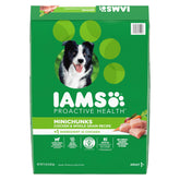 IAMS frente del paquete Minichunks mostrando ingredientes y beneficios