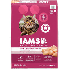 IAMS paquete frontal 16 lb mostrando contenido y ventaja nutricional