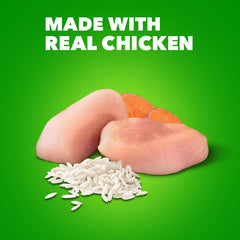 IAMS porción servida en plato para control de raciones