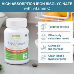 Igennus Clean Iron comprimidos de cerca para apreciar tamaño y textura